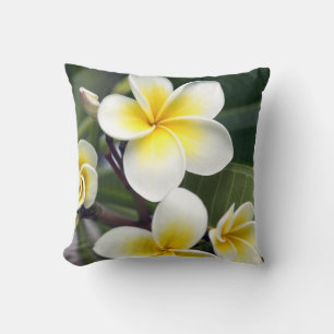 Almofada flor de frangipani Ilhas Cook