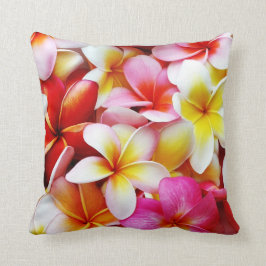 Almofada Flor de Havaí do Frangipani do Plumeria