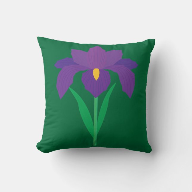 Almofada Flor de Íris (Frente)