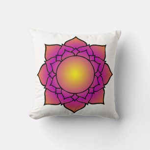 Almofada Flor de Lotus Radiante