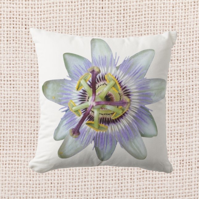 Almofada Flor de Paixão (Passion flower throw pillow)