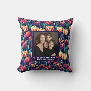 Almofada Flor de Tulipa Mãe Nova Mamãe Quarto