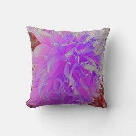 Almofada Flor Decorativa Ultra-Violeta Elegante Dahlia