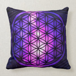 Almofada Flor do travesseiro decorativo galáctico do