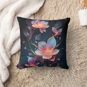 Almofada Flor e Travesseiro decorativo natural - Arte gerad