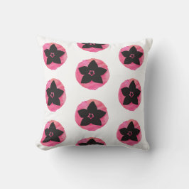 Almofada Flor havaiano rosa