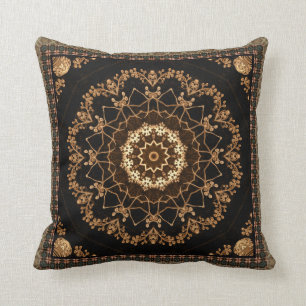 Almofada Flor Textured da mandala