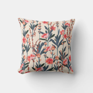 Almofada Florais de Jardim: Vintagem Botânica Tropical