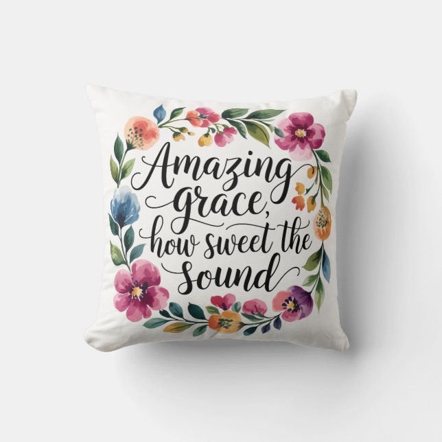 Almofada Floral Amarelo Grace (Frente)