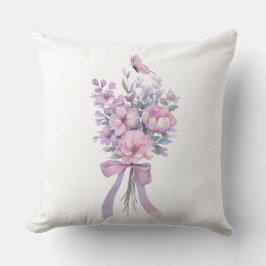 Almofada Floral Bouquet & Butterfly Pillow – Romantic 