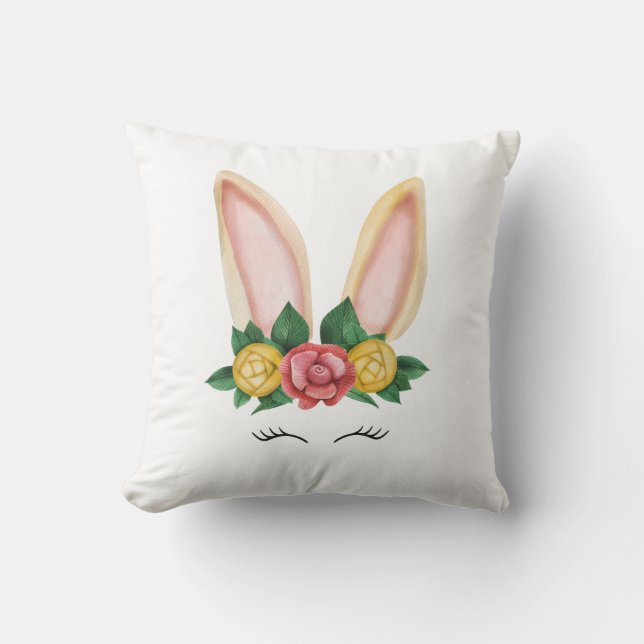 Almofada Floral Bunny Fantasy (Frente)