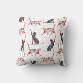 Almofada Floral Cats