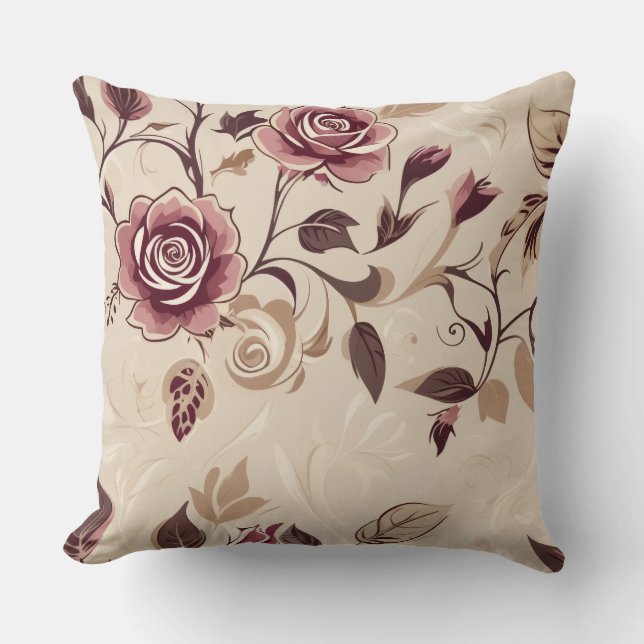 Almofada Floral Cottage Vintage (Frente)