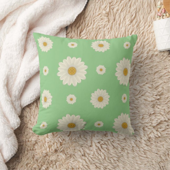 Almofada Floral Daisy Pattern (Cobertor)