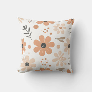 Almofada Floral de Terracota Boho