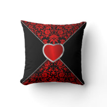 Floral elegante em preto e em vermelho escuro