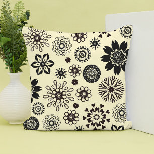 Almofada Floral Impressão Pop Pattern Cute Girly Boho Hippi