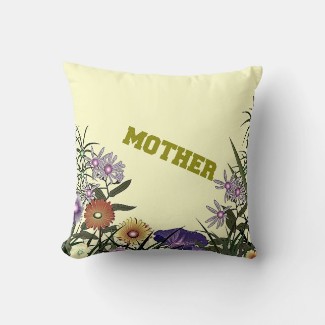 Almofada Floral Jardim Mãe Cushion (Frente)