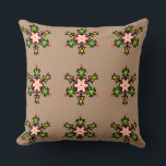 Almofada Floral Mandala Pattern<br><div class="desc">This unique hand-drawn mandala features a rustic,  artistic charm with natural variations in the pattern alignment. Perfect for adding a touch of soul and creativity to your space.</div>
