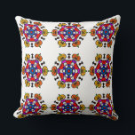 Almofada Floral Mandala Seamless Pattern Spooky Pumpkin<br><div class="desc">"High-quality seamless spooky pumpkin mandala pattern. Perfect for professional Halloween home decor that stands out with vibrant festive details</div>