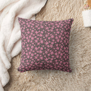 Almofada Floral Milhas Fleurs Púrpura Rosa