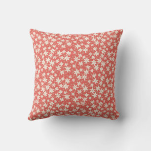 Almofada Floral Mille Fleurs Red Off-white