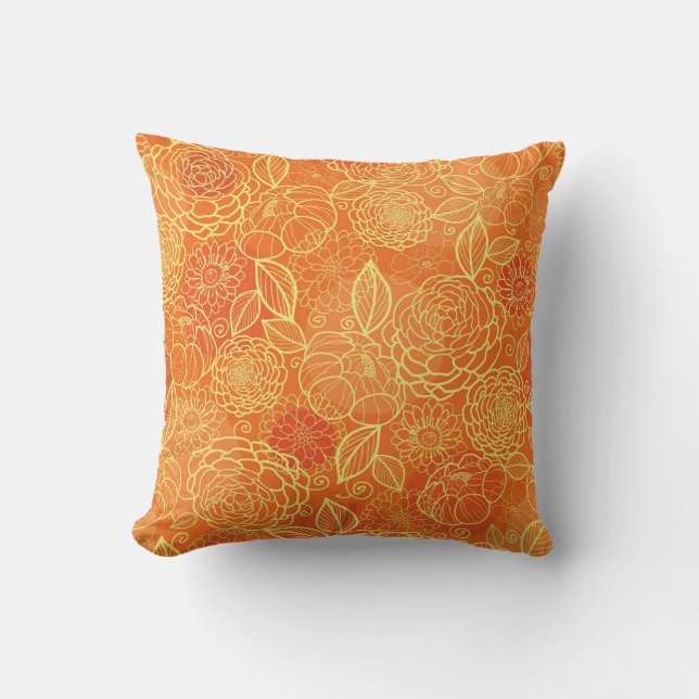 Almofada Floral Moderno Elegante (Frente)