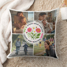 Floral Moderno Várias Fotos Personalizado Dia das 