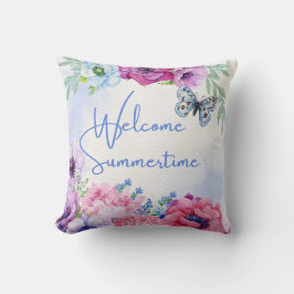 Almofada Floral Nature Welcome Summertime