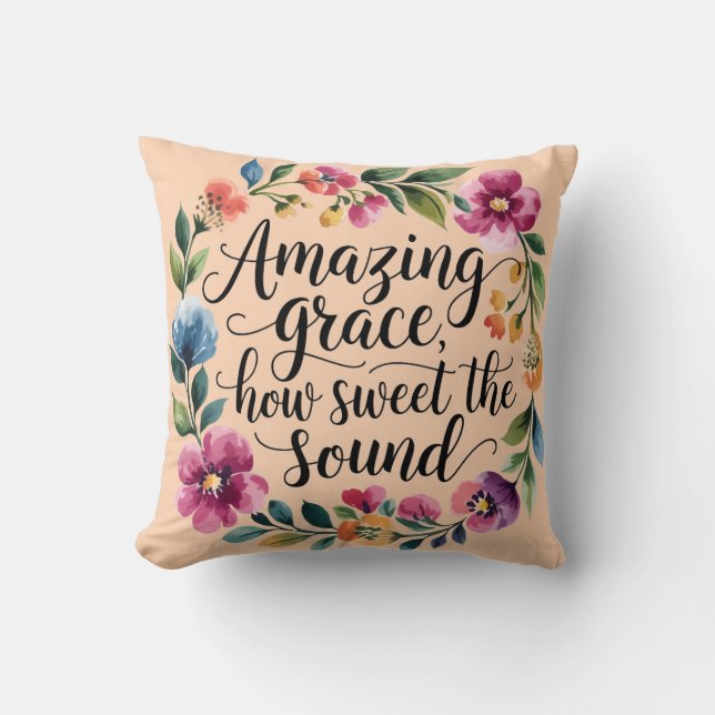 Almofada Floral Orange Amarelante Grace (Frente)