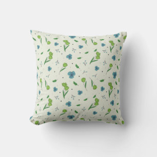 Almofada Floral Pattern Flower Bloom 16" x 16"