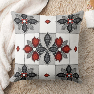 Almofada Floral Patterno Fleece