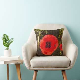 Almofada Floral Poppy Dream – Botanical Fantasy Wildlowers