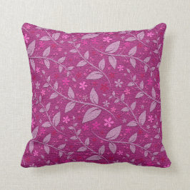 Almofada Floral Popular Elegante Moderno Rosa