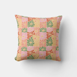 Almofada Floral Retro Groovy 