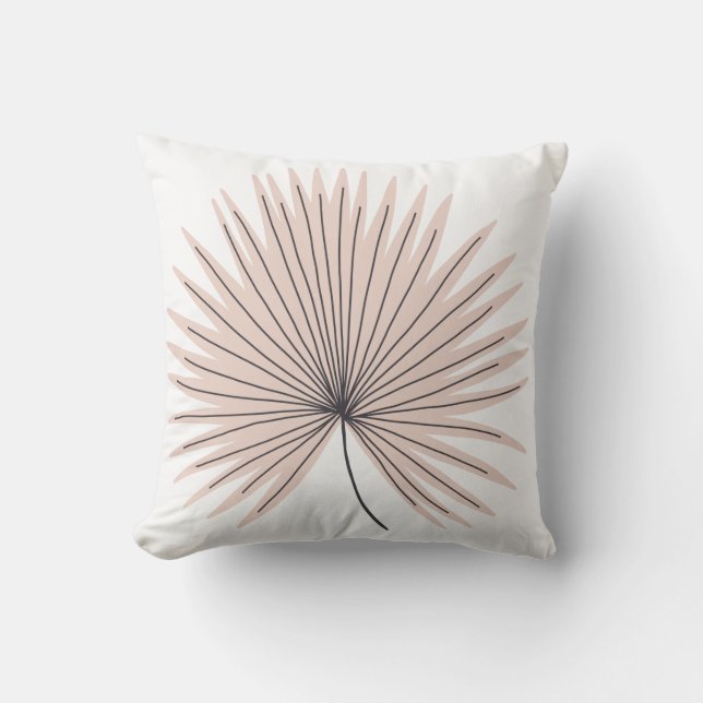 Almofada Floral Rosa Azul Simples (Frente)