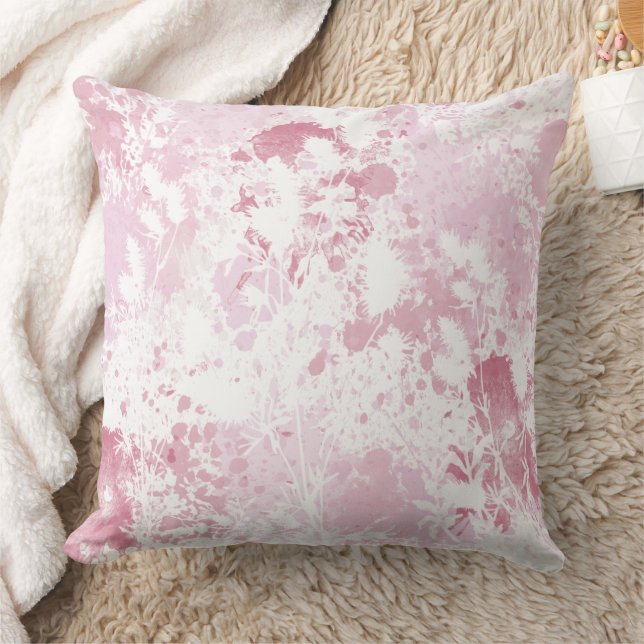 Almofada Floral Rosa Chic (Cobertor)