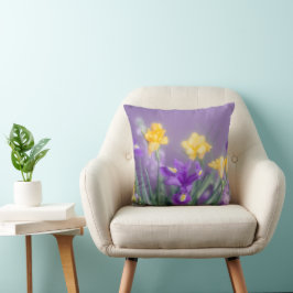 Almofada Floral Suave de Primavera