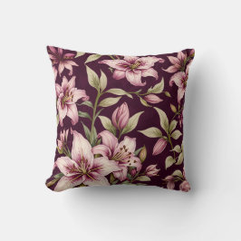 Almofada Floral Throw Pillow