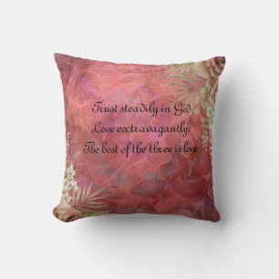 Almofada Floral Tropical I Bolsa feminino