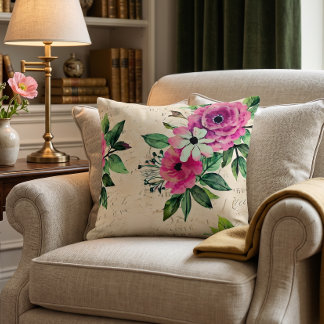 Almofada Floral Vintage Shabby Chic