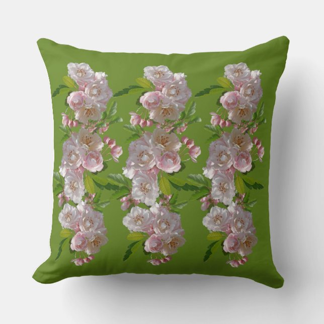 Almofada FloralThrowPillow CozyDecor BloomInStyle Elegan (Frente)