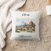 Florença, pintura aquosa e charmosa