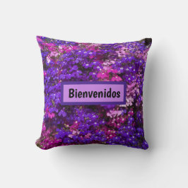 Almofada Flores animadas trazendo para fora