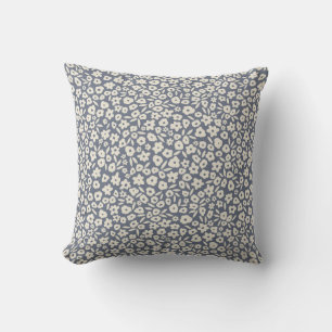 Almofada Flores Boho Floral em Blue Erin Kendal