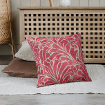 Almofada Flores Botânicas Chic Douradas Vermelhas Elegantes<br><div class="desc">Flores Botânicas Chic Florais Douradas Vermelhas Flores Modernas Cushion Travesseiro decorativo Externo apresenta um na moda e elegante padrão floral vermelho e abstrato de ouro. Perfeito para decoração em casa ou como presente de aniversário,  Dia de as mães ou Natal. Projetado pelo Evco Studio www.zazzle.com/store/evcostudio</div>
