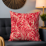 Almofada Flores Botânicas Chic Douradas Vermelhas Elegantes<br><div class="desc">Flores Botânicas Chic Florais Douradas Vermelhas Florais Flores Modernas A almofada de Travesseiro decorativo Moderno apresenta um padrão na moda e elegante vermelho e abstrato de ouro. Perfeito para decoração em casa ou como presente de aniversário,  Dia de as mães ou Natal. Projetado pelo Evco Studio www.zazzle.com/store/evcostudio</div>