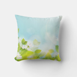 Almofada flores brancas