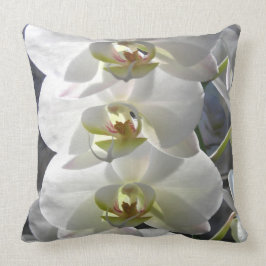 Almofada Flores brancas da orquídea