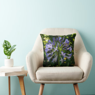 Almofada Flores de Agapanthus Azuis